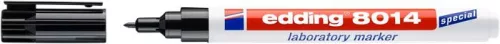 Laboratóriumi marker, 1 mm, kúpos, EDDING '8014', fekete