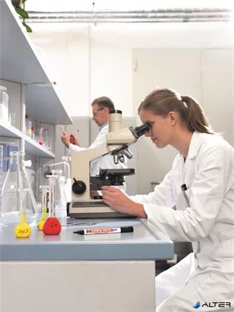 Laboratóriumi marker, 1 mm, kúpos, EDDING "8014", fekete