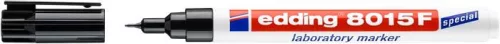 Laboratóriumi marker, 0,75 mm, kúpos, EDDING '8015', fekete