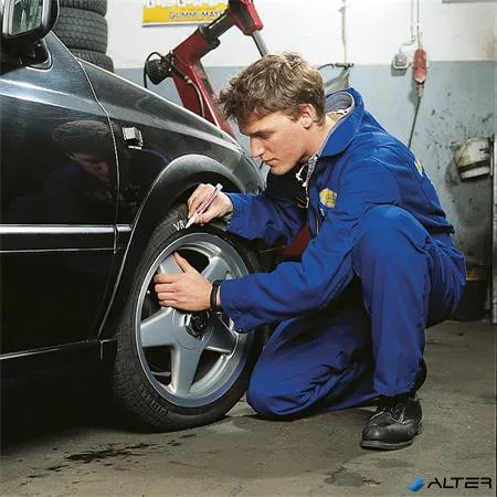 Gumijelölő marker, 2-4 mm, kúpos, EDDING "8050", fehér