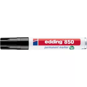   Alkoholos marker, 5-16 mm, vágott, EDDING '850', fekete