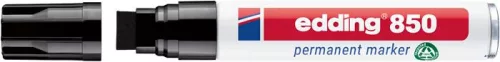 Alkoholos marker, 5-16 mm, vágott, EDDING '850', fekete