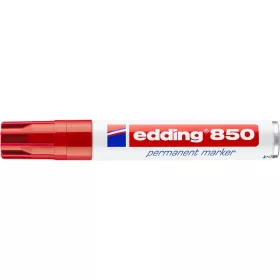   Alkoholos marker, 5-16 mm, vágott, EDDING '850', piros