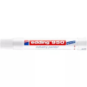   Jelölő marker, 10 mm, kúpos, EDDING "950", fehér