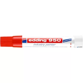   Jelölő marker, 10 mm, kúpos, EDDING "950", piros