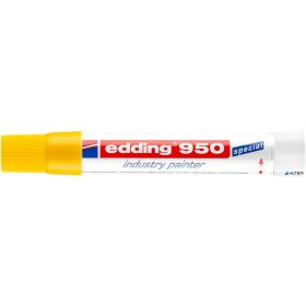   Jelölő marker, 10 mm, kúpos, EDDING "950", sárga