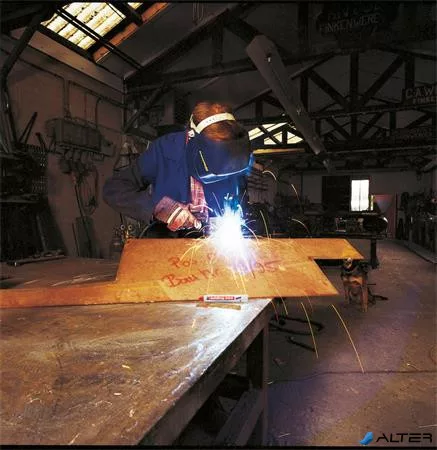 Jelölő marker, 10 mm, kúpos, EDDING "950", sárga