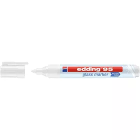 Üvegtábla marker, 1,5-3 mm, kúpos, EDDING, fehér