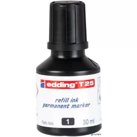   Utántöltő alkoholos markerhez, EDDING 'T25', fekete