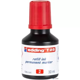  Utántöltő alkoholos markerhez, EDDING 'T25', piros