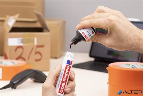 Utántöltő alkoholos markerhez, EDDING 'T25', piros