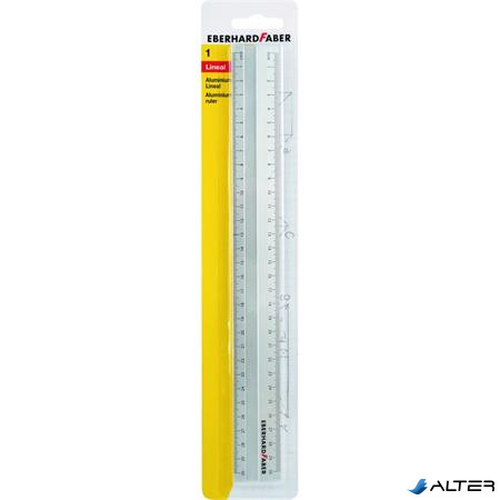 Vonalzó, alumínium, 30 cm, EBERHARD FABER