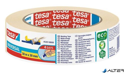 Festő- és mázolószalag, 30 mm x 50 m, TESA "Standard 5087"