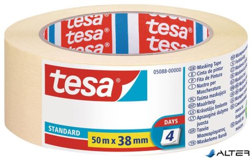 Festő- és mázolószalag, 38 mm x 50 m, TESA "Standard 5088"