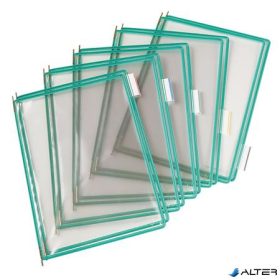 Bemutatótábla, A4, acélkeretes, DJOIS, zöld