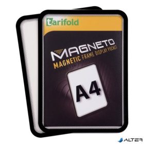   Infokeret, mágneses háttal, A4, DJOIS "Magneto", fekete