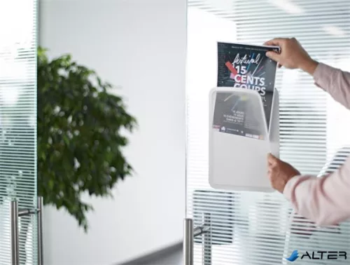 Mágneses keret, A4, DJOIS 'Magneto Solo', ezüst