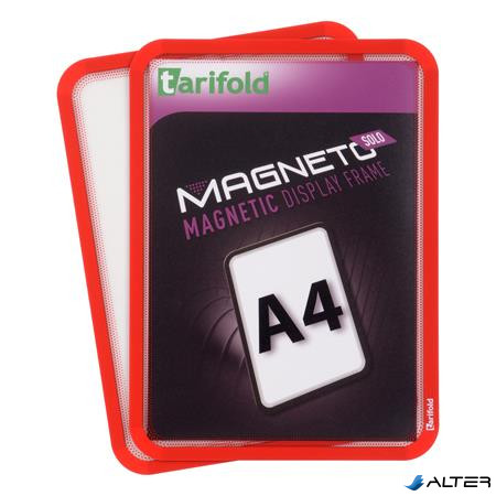 Mágneses keret, A4, DJOIS 'Magneto Solo', piros