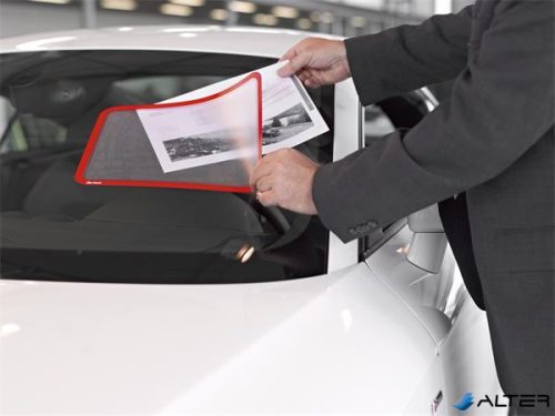 Mágneses keret, A4, DJOIS 'Magneto Solo', piros