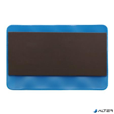 Logisztikai zseb, mágneses, 100×60 mm, PVC, DJOIS, kék