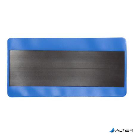 Logisztikai zseb, mágneses, 160×80 mm, PVC, DJOIS, kék