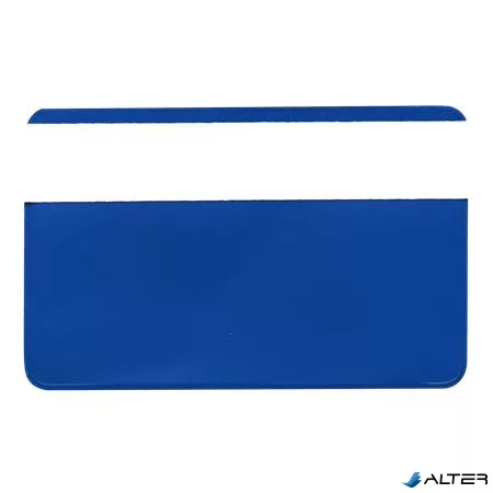 Logisztikai zseb, öntapadó, 100×60 mm, PVC, DJOIS, kék