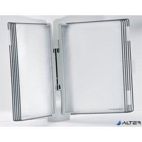   Bemutatótábla tartó, fali, 10 db bemutatótáblával, DJOIS 'Design', szürke