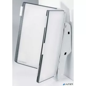   Bemutatótábla tartó, fali, 10 db bemutatótáblával, DJOIS "Design", kék