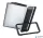 Bemutatótábla tartó, asztali, A4, 10 db bemutatótáblával, DJOIS 'Veo', ezüst-fekete
