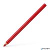 Színes ceruza, háromszögletű, FABER-CASTELL 'Grip 2001 Jumbo', piros