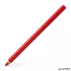 Színes ceruza, háromszögletű, FABER-CASTELL "Grip 2001 Jumbo", piros