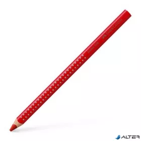  Színes ceruza, háromszögletű, FABER-CASTELL "Grip 2001 Jumbo", piros