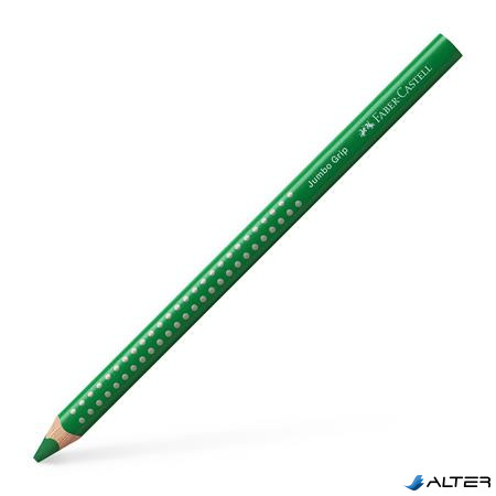 Színes ceruza, háromszögletű, FABER-CASTELL "Grip 2001 Jumbo", zöld