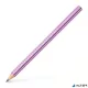 Grafitceruza, B, háromszögletű, FABER-CASTELL "Sparkle Jumbo",  metál lila