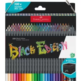   Színes ceruza készlet, háromszögletű, FABER-CASTELL 'Black Edition',  100 különböző szín