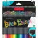 Színes ceruza készlet, háromszögletű, FABER-CASTELL 'Black Edition',  100 különböző szín
