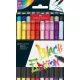 Ecsetirón készlet, FABER-CASTELL 'Black Edition', 20 különböző szín