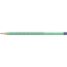   Grafitceruza, B, háromszögletű, FABER-CASTELL "Grip 2001 Flow", türkiz-kék