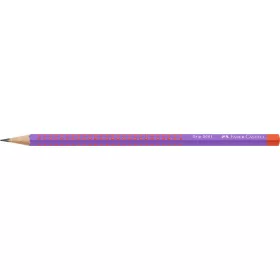   Grafitceruza, B, háromszögletű, FABER-CASTELL 'Grip 2001 Flow', piros-lila
