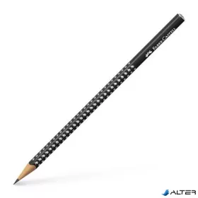   Grafitceruza, B, háromszögletű, FABER-CASTELL 'Sparkle', gyöngyház fekete