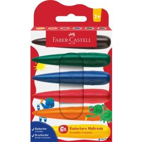 Zsírkréta készlet, FABER-CASTELL, 6 különböző szín