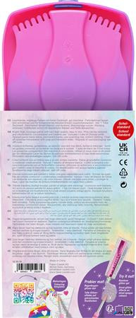 Vízfesték, 12 darabos, összeilleszthető, FABER-CASTELL 'Unikornis'+1 tubus fehér tempera+unikornis matrica