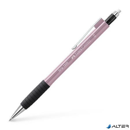 Nyomósirón, 0,5 mm, FABER-CASTELL "Grip 1345", rózsa árnyékok