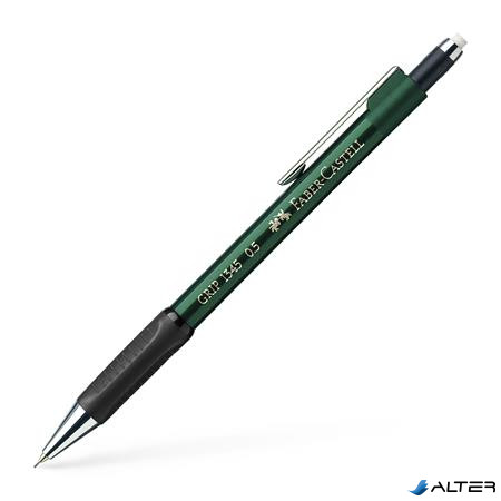 Nyomósirón, 0,5 mm, FABER-CASTELL "Grip 1345", zöld