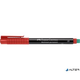   Alkoholos marker, OHP, 0,4 mm, FABER-CASTELL 'Multimark 1523', piros
