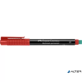  Alkoholos marker, OHP, 0,4 mm, FABER-CASTELL "Multimark 1523", piros