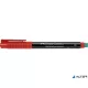 Alkoholos marker, OHP, 0,4 mm, FABER-CASTELL 'Multimark 1523', piros