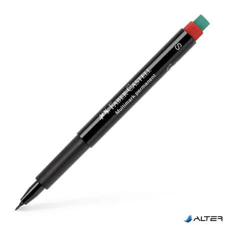 Alkoholos marker, OHP, 0,4 mm, FABER-CASTELL "Multimark 1523", piros