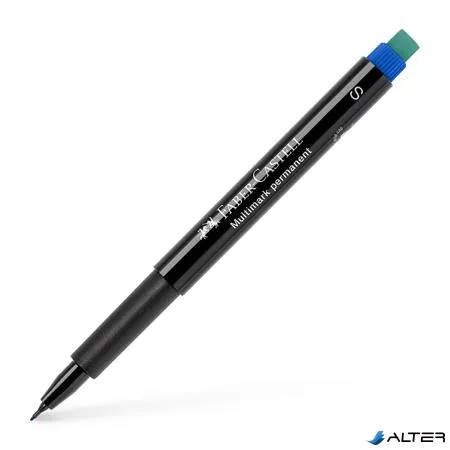 Alkoholos marker, OHP, 0,4 mm, FABER-CASTELL "Multimark 1523", kék