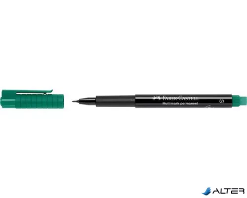 Alkoholos marker, OHP, 0,4 mm, FABER-CASTELL 'Multimark 1523', zöld